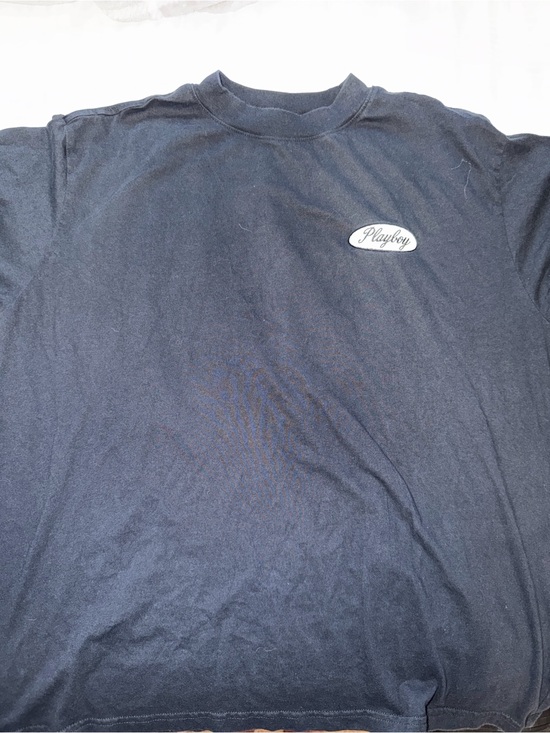 PLAYBOY Other - PLAYBOY Black Short Sleeve Tee with Script Chest Logo